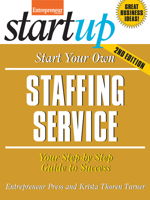 Title details for Start Your Own Staffing Service by Krista Turner - Available